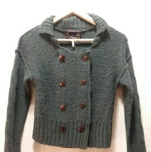 NWT Free People Sweater Double Breasted